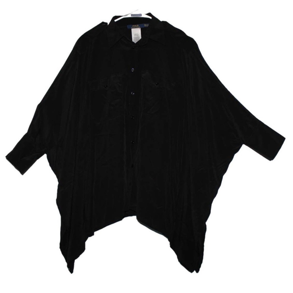 NWOT Polo Ralph Lauren Silk Button Down Utility Shirt - XS